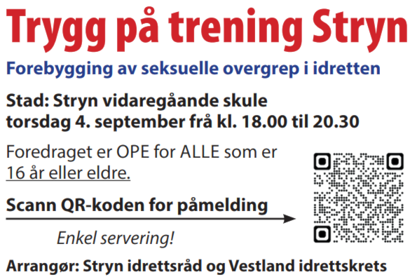 Trygg på trening i Stryn